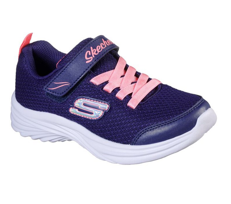 Skechers Flickor Marinblå/Korall Sneakers - Dreamy Dancer - Miss Minimalistic - Sverige (IGKYD-4732)